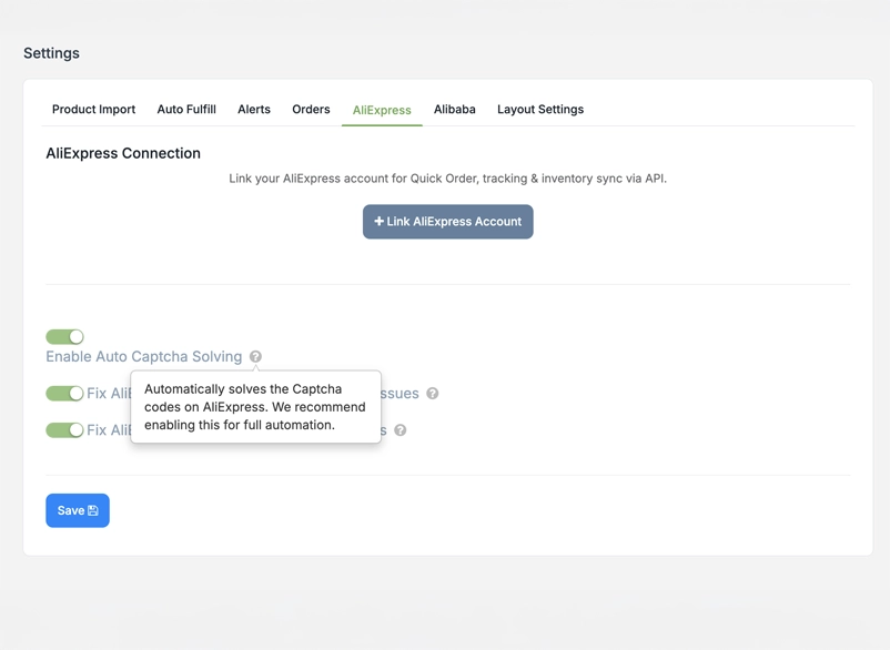 aliexpress api for physical products
